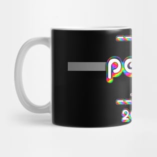 Perky 2000 ColorGroove Retro-Rainbow-Tube nostalgia (wf) Mug